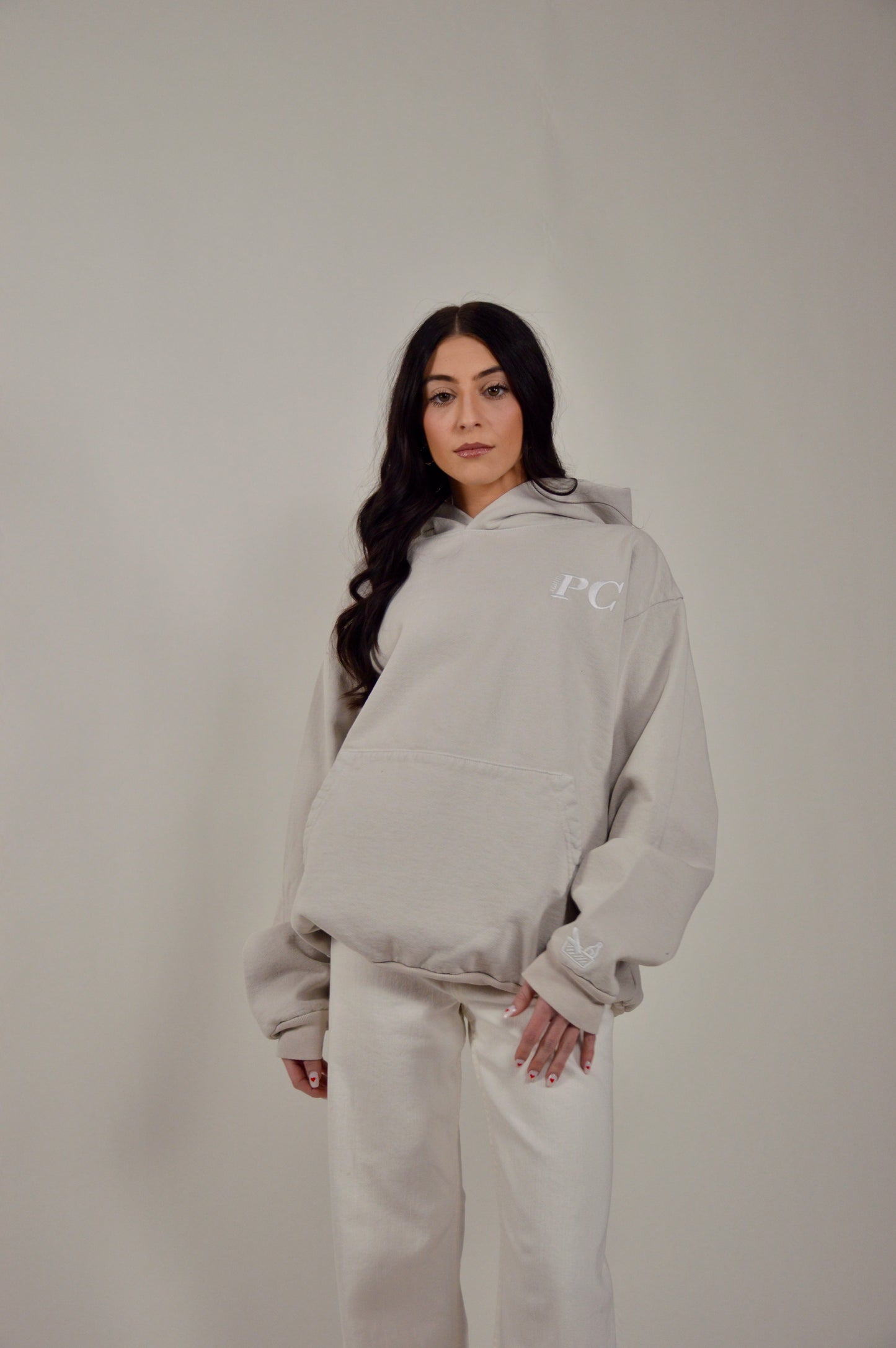 OG Hoodie (Cement w/ White)